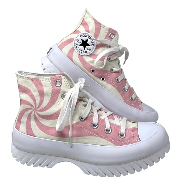 Converse Shoes - Converse Chuck Taylor Lugged 2.0 Shoes Pink Candy High Top Canvas Women A10020C